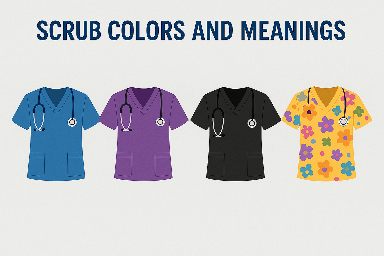 Nurse adjusting scrubs to reflect confidence, identity, and pride in hospital setting