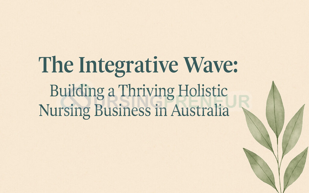 Modern nurse in Australia consulting patients virtually, symbolizing rising demand for holistic healthcare services