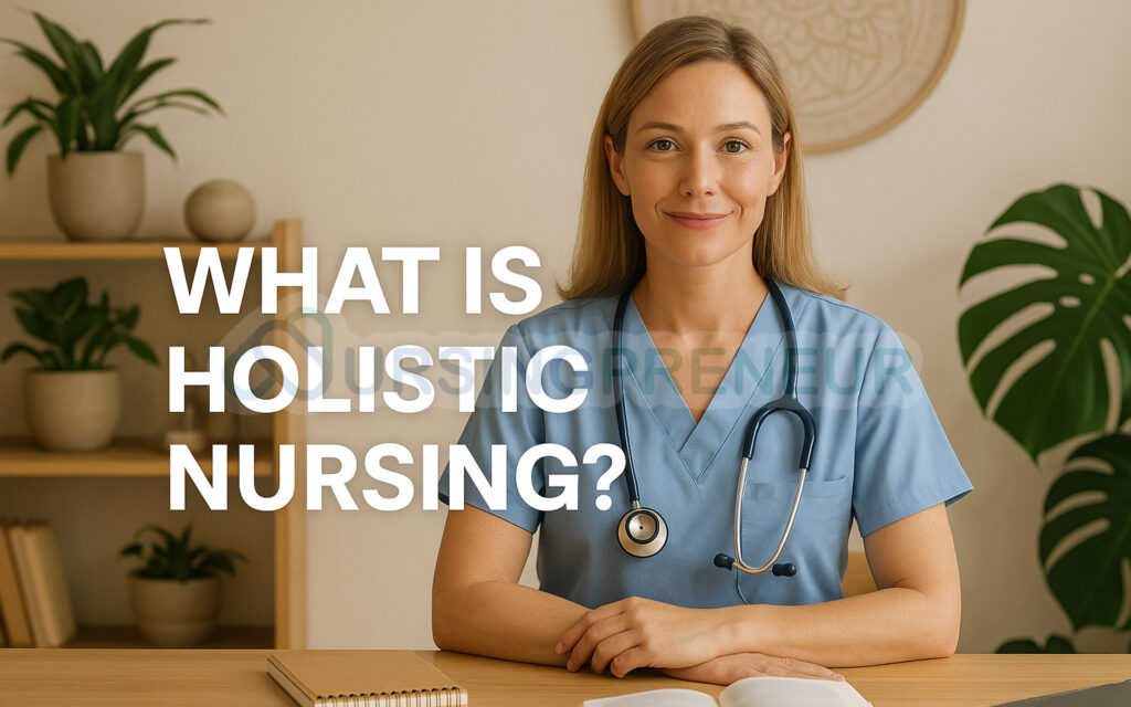 Australian nurse practitioner guiding a client with a holistic approach, blending clinical expertise and wellness