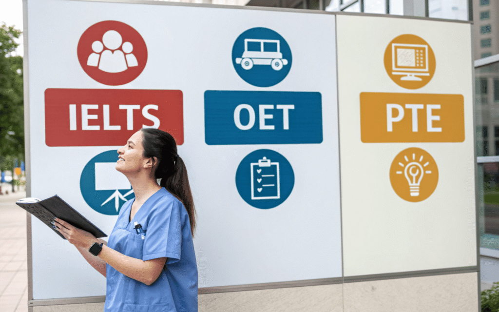 IELTS vs OET vs PTE: Which Is the Best Choice for Nursing Students in 2025?