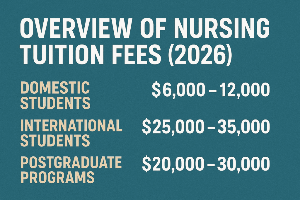 Overview of Nursing Tuition Fees in Australia (2026)