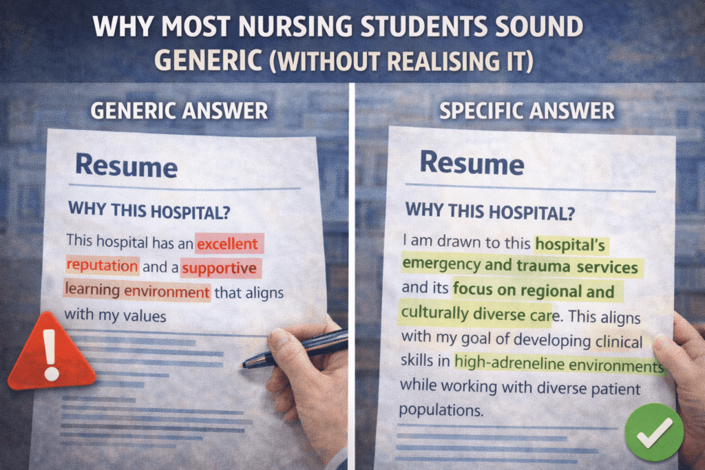 Why Most Nursing Students Sound Generic (Without Realising It)