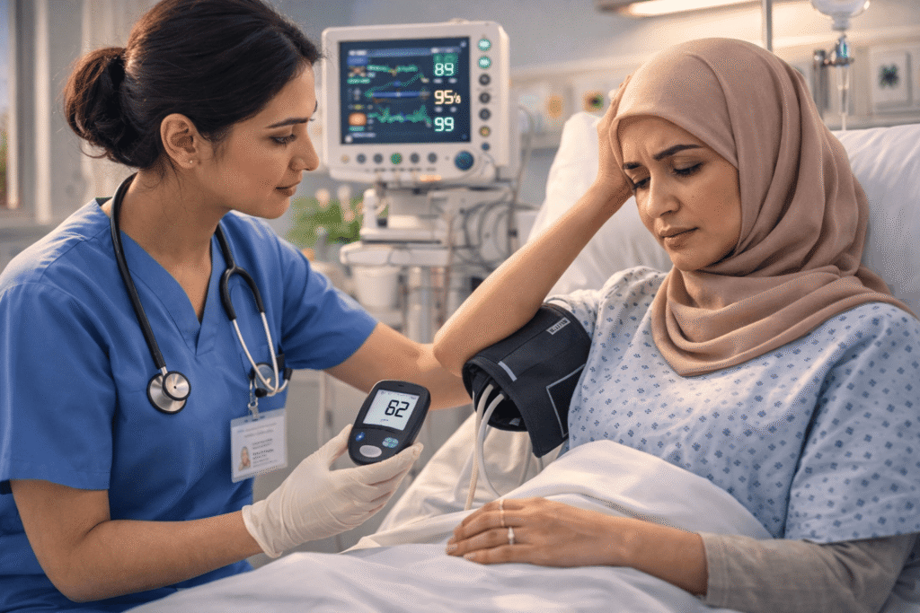 Monitoring for "Red Flags" and Vital Sign Changes