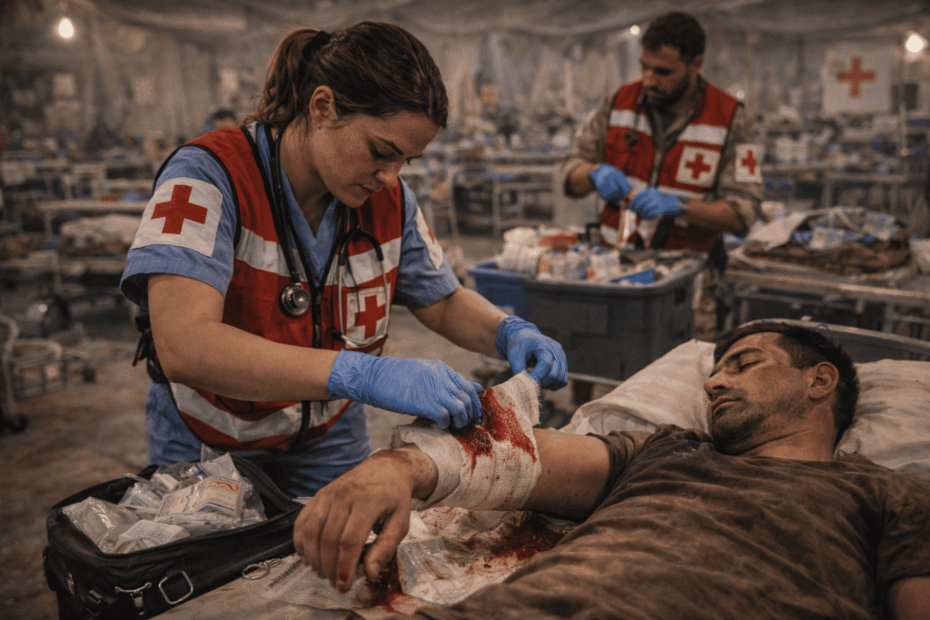 Triage and Mass Casualty Management in Conflict Zones