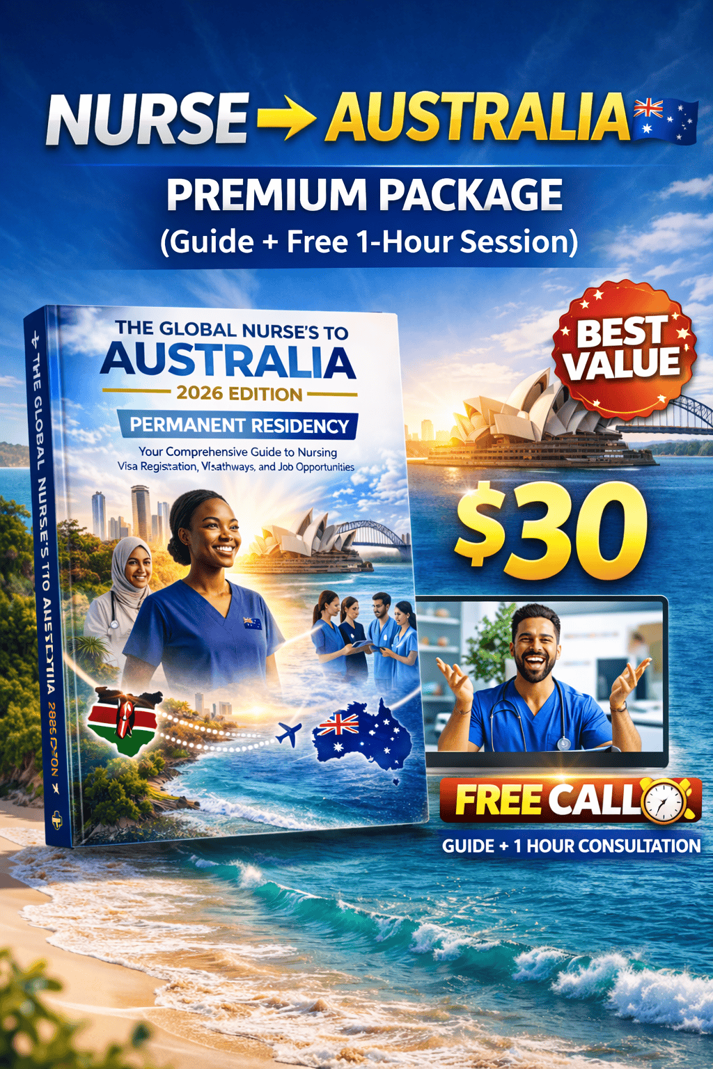 Premium Package – The Global Nurse's Guide to Australia 2026