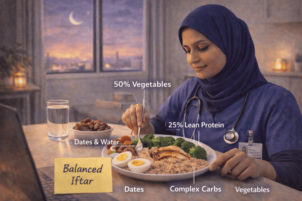 Iftar: Reclaiming Energy Without the "Food Coma"