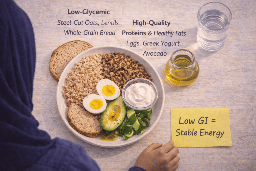 The Power of Low-Glycemic Nutrition at Suhoor
