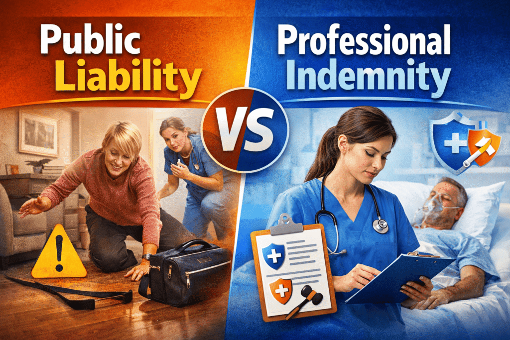 Public Liability vs Professional Indemnity